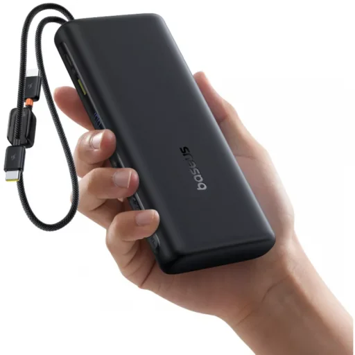 Powerbank Baseus EnerFill FC41, 20000mAh, 100W, QC + PD, Fekete E0028N03 - 4