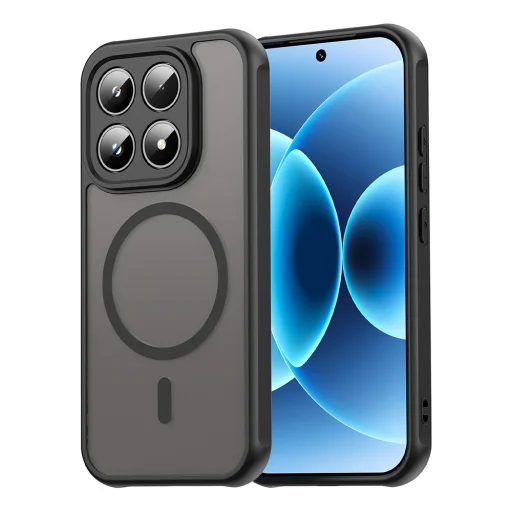 Puzdro Techsuit HaloFrost II MagSafe pre Xiaomi 17, čierne - 1