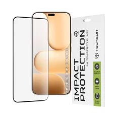 Honor 600 Lite čierna Techsuit - 111D Celoplošné pokrytie / Full Glue ochranné tvrdené sklo