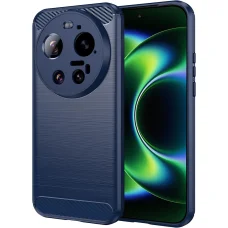 Xiaomi 17 Ultra modré Techsuit Carbon silikónové puzdro