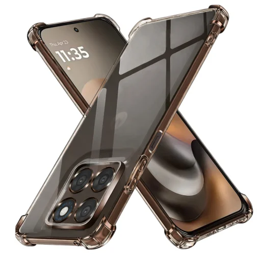 Motorola Moto G77 / G67 Átlátszó Techsuit Ütésálló Szilikon Tok - 1