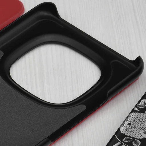 Xiaomi Redmi Note 15 Pro 5G červené puzdro Techsuit série eFold - 3