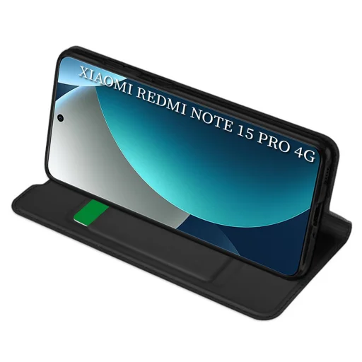 Xiaomi Redmi Note 15 Pro 4G čierne flipové puzdro Techsuit Magskin - 2