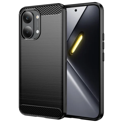 Xiaomi Poco X8 Pro Max čierne puzdro Techsuit Carbon Silicone - 1