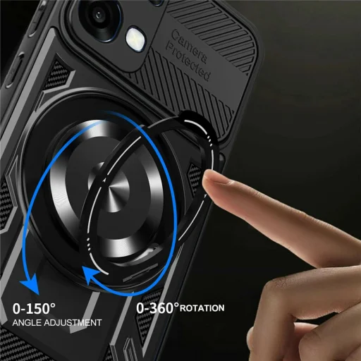 Oppo A6x 4G Fekete Techsuit RuggedCam tok - 5