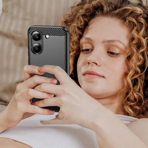 Xiaomi Poco X8 Pro čierne Techsuit Carbon Silicone puzdro - 6