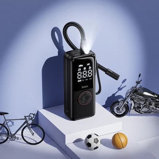 Hoco bezdrôtový kompresor 4000mAh ZP18 čierny - 8