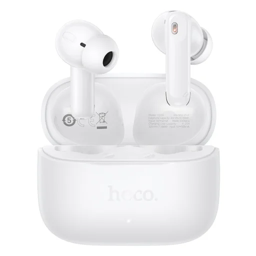 Hoco EQ30 TWS bluetooth fülhallgató, fehér - 1