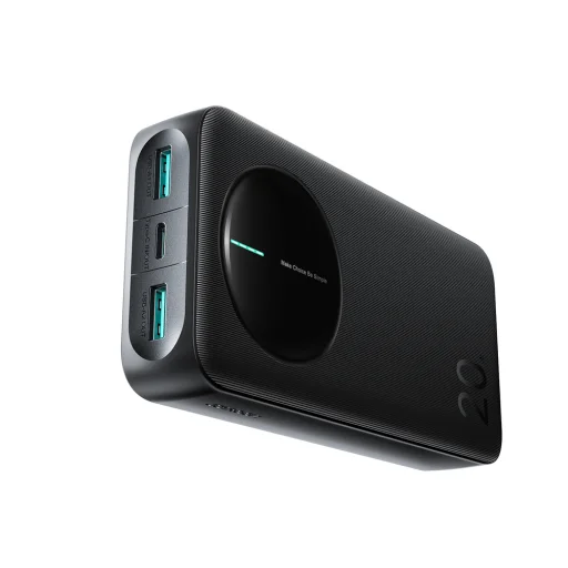 Joyroom JR-PBF14 Pro Powerbanka 22.5W 20000mAh s digitálnym displejom 2x USB-A 1x USB-C - čierna - 3