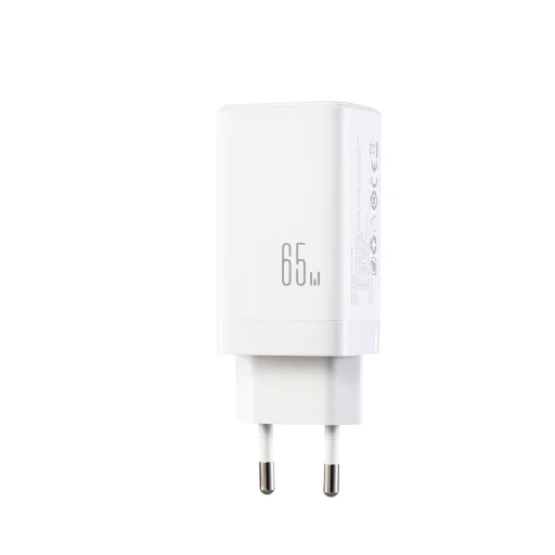 Joyroom JR-TG10 65W GaN 2x USB-C + USB-A sieťový nabíjací adaptér s káblom 100W USB-C - USB-C 1,2 m - biely - 3