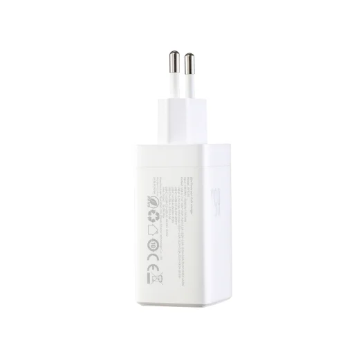 Joyroom JR-TG10 65W GaN 2x USB-C + USB-A sieťový nabíjací adaptér s káblom 100W USB-C - USB-C 1,2 m - biely - 4