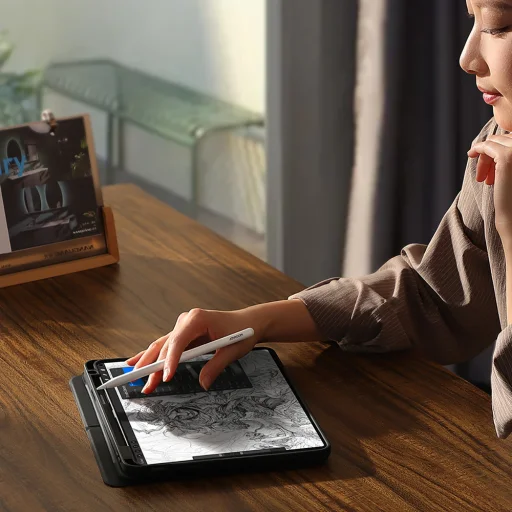 Joyroom JR-X9S Pro aktívny stylus s 2 vymeniteľnými hrotmi - biely - 12