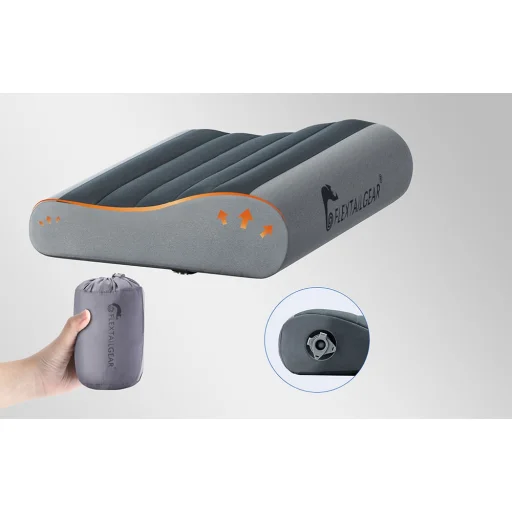 Flextail Zero Pillow nafukovací vankúš (hnedý) - 4