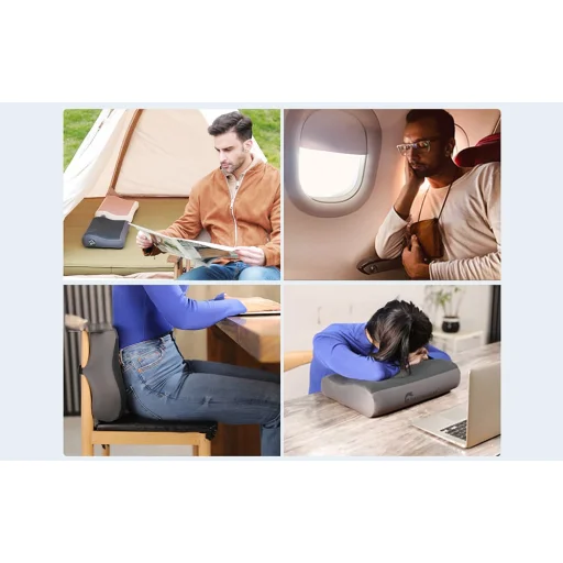 Flextail Zero Pillow nafukovací vankúš (hnedý) - 8