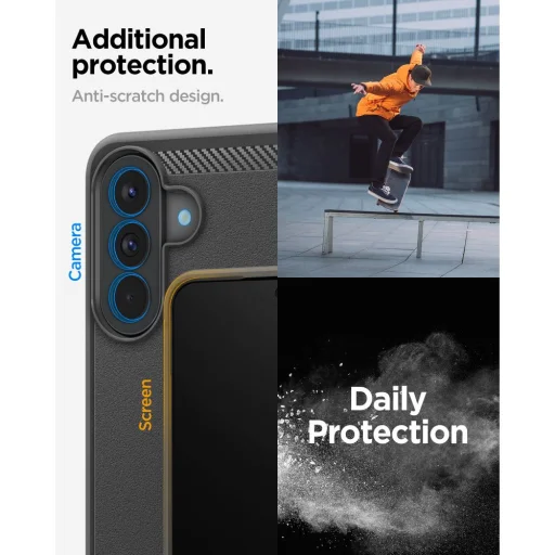 Samsung Galaxy A57 5G Rugged Armor puzdro čierne matné - 14