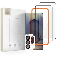 Samsung Galaxy S26 Ultra Tech-protect Easy Set+ 3-pack čierne tvrdené sklo
