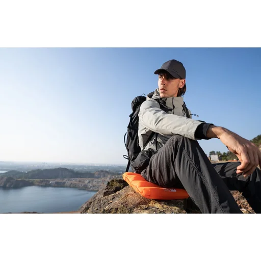 Flextail Zero R02 Nafukovací sedací matrac (oranžový) - 5