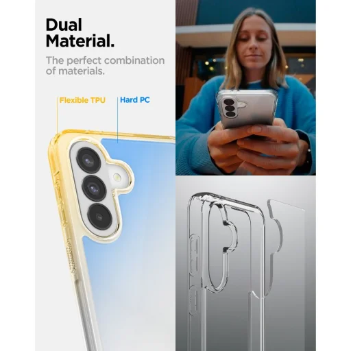 Samsung Galaxy A37 puzdro Spigen Ultra Hybrid Crystal Clear - 21