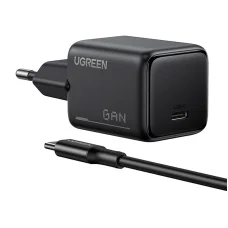 X517 25W USB-C GaN sieťový nabíjací adaptér + 1m USB-C/USB-C kábel UGREEN