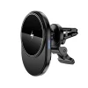 iPhone MagSafe autós légbefúvó tartó vezeték nélküli töltéssel ovális LED fekete thumbnail