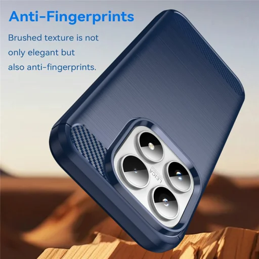 Techsuit - Carbon Silicone - Xiaomi 17 - modré puzdro - 3