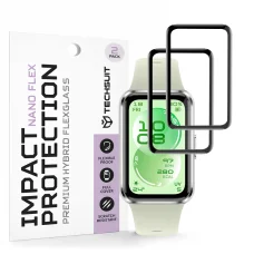 Techsuit - Nano Flex (balenie 2 ks) - Huawei Band 11 - čierne ochranné sklo