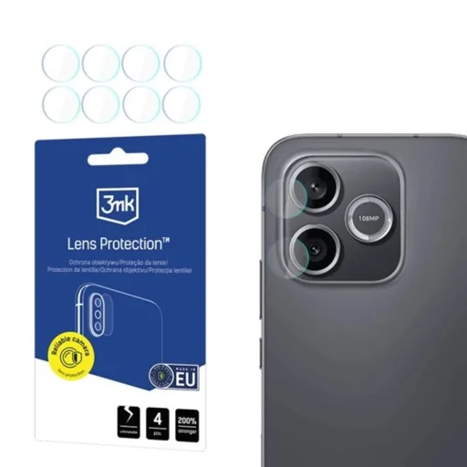 3mk - Ochrana šošovky (4 kusy) - Honor 600 Lite - Priehľadné ochranné sklo - 1