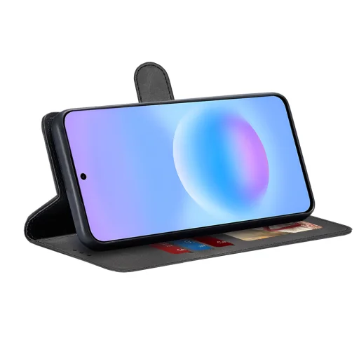 Techsuit - Diary flipové puzdro - Samsung Galaxy A57 5G - Čierne puzdro - 2