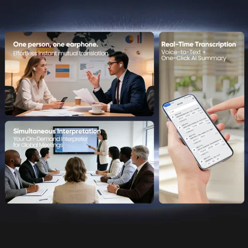 Blavec Bluetooth TWS Fülhallgató BW-08 Speak AI (BW08SA-B) fekete - 5