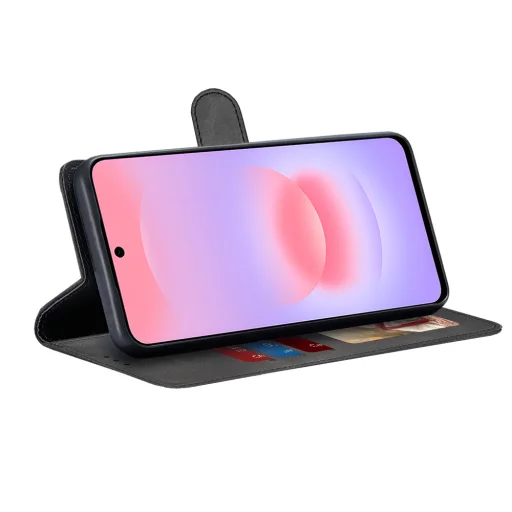 Techsuit - Diary knižkové puzdro - Samsung Galaxy A37 5G - Čierne puzdro - 2