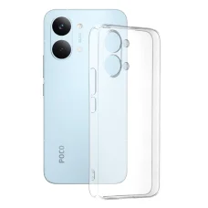 Techsuit - Clear Silicone - Xiaomi Poco X8 Pro Max tok - Átlátszó