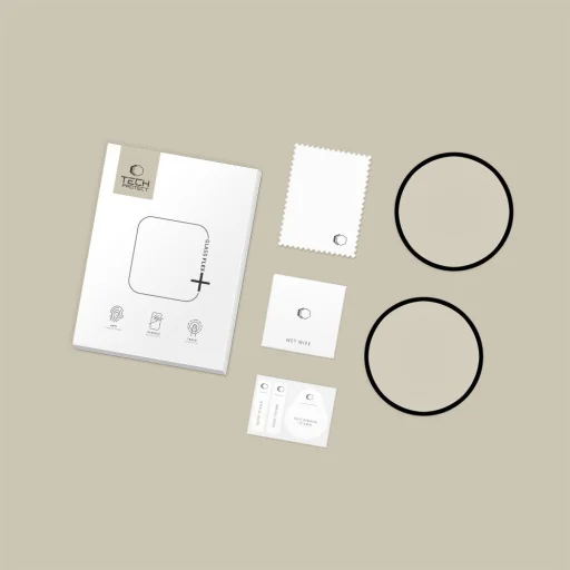 Huawei Watch GT Runner 2 üvegfólia Tech-Protect Glass Flex+ 2-csomag, fekete - 5