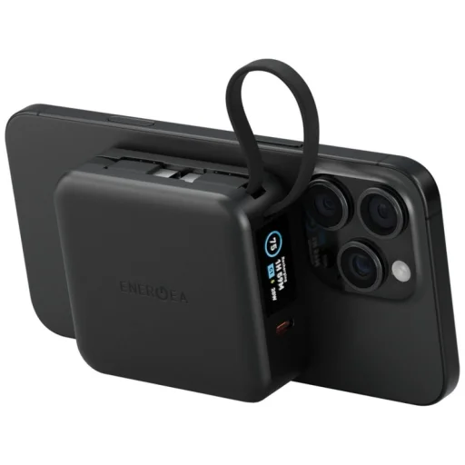 Energea indukčná powerbanka MagPac Mini Plus 3C 10000mAh MagSafe čierna - 4