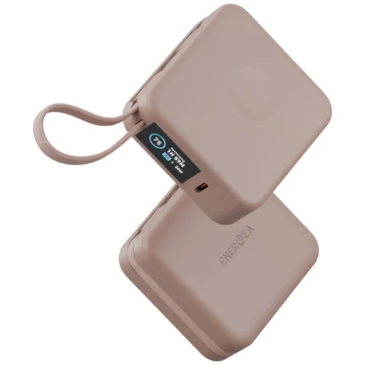 Energea MagPac Mini Plus 3C induktívna powerbanka 10000mAh MagSafe ružová - 3