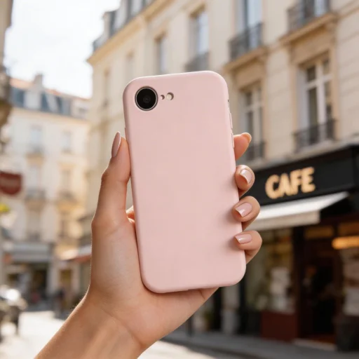 iPhone 16e / 17e Tech-protect Silicone MagSafe ružové perleťové puzdro - 5