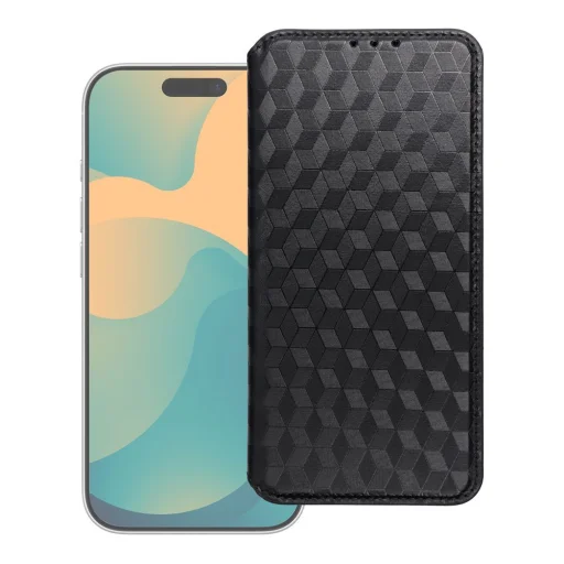 Samsung Galaxy S26 Plus puzdro Flip Cubic Book čierne - 1