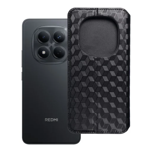 Xiaomi Redmi Note 15 Pro 4G fekete könyves flip tok - 11