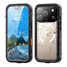 iPhone 17 Pro puzdro Waterproof Shellbox DOT kompatibilné s MagSafe čierne puzdro