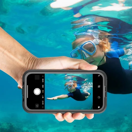 iPhone 17 Pro Max čierne vodotesné puzdro Shellbox DOT kompatibilné s MagSafe - 3