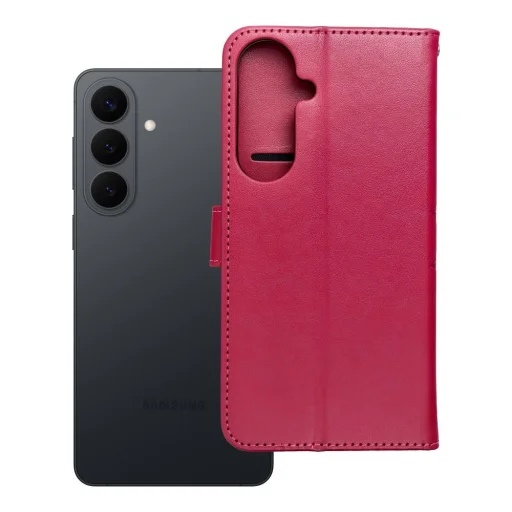 Samsung Galaxy S26 Plus tok MEZZO könyv tok mandala bíbor - 9