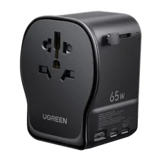 Ugreen S550 univerzálny cestovný adaptér, 2x USB-C, 1x USB-A, 65W