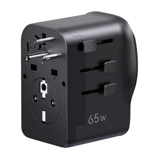 Ugreen S550 univerzálny cestovný adaptér, 2x USB-C, 1x USB-A, 65W - 5