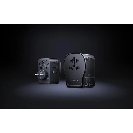 Ugreen S550 univerzálny cestovný adaptér, 2x USB-C, 1x USB-A, 65W - 6