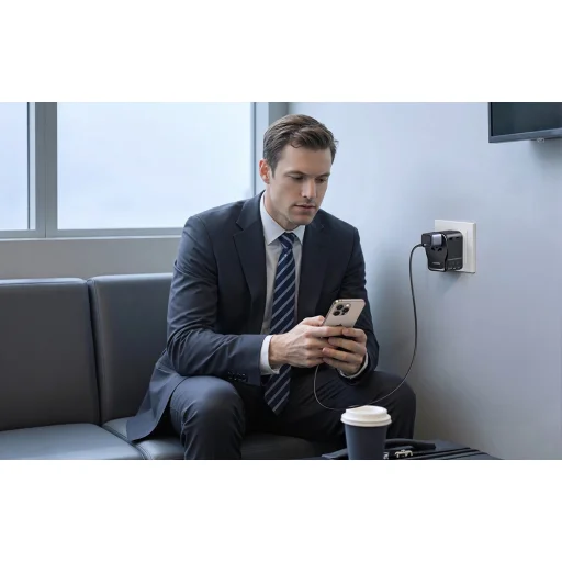 Ugreen S550 univerzálny cestovný adaptér, 2x USB-C, 1x USB-A, 65W - 7