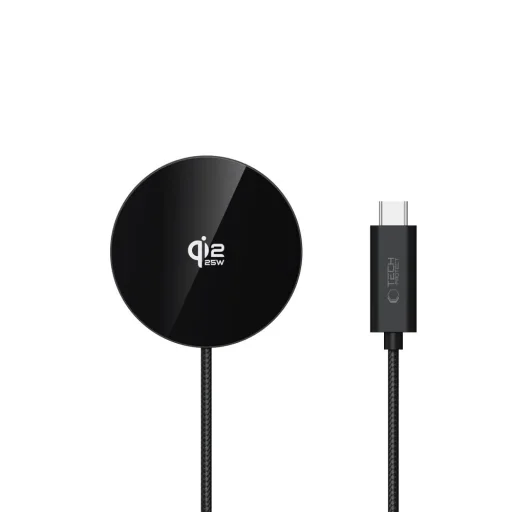 A50 Tech-protect Magnetická MagSafe bezdrôtová nabíjačka 25W Qi2.2 čierna - 3