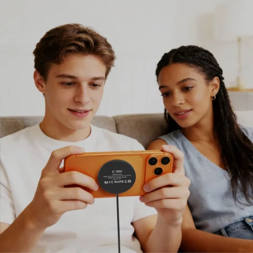 A50 Tech-protect Magnetická MagSafe bezdrôtová nabíjačka 25W Qi2.2 čierna - 7