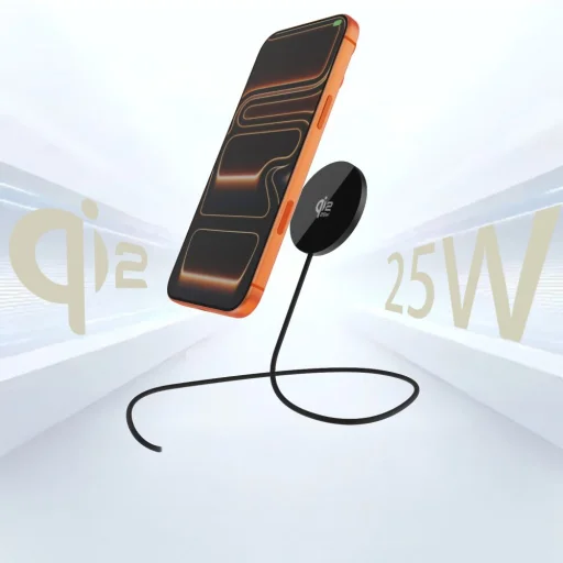 A50 Tech-protect Magnetická MagSafe bezdrôtová nabíjačka 25W Qi2.2 čierna - 8