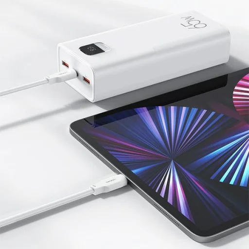 USAMS Powerbank PB68 30000mAh 65W QC3.0+PD Rýchle nabíjanie + USB-C/USB-C kábel 100W biela - 5