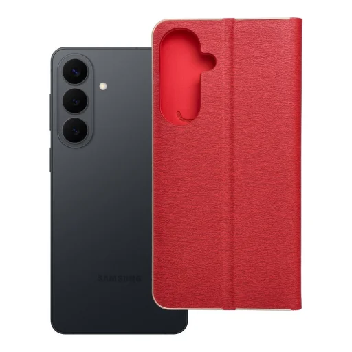 Samsung Galaxy S26 Plus puzdro LUNA Book Gold červené puzdro - 7