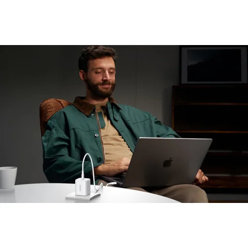 45W GaN USB-C nabíjačka biela UGREEN X524 - 7